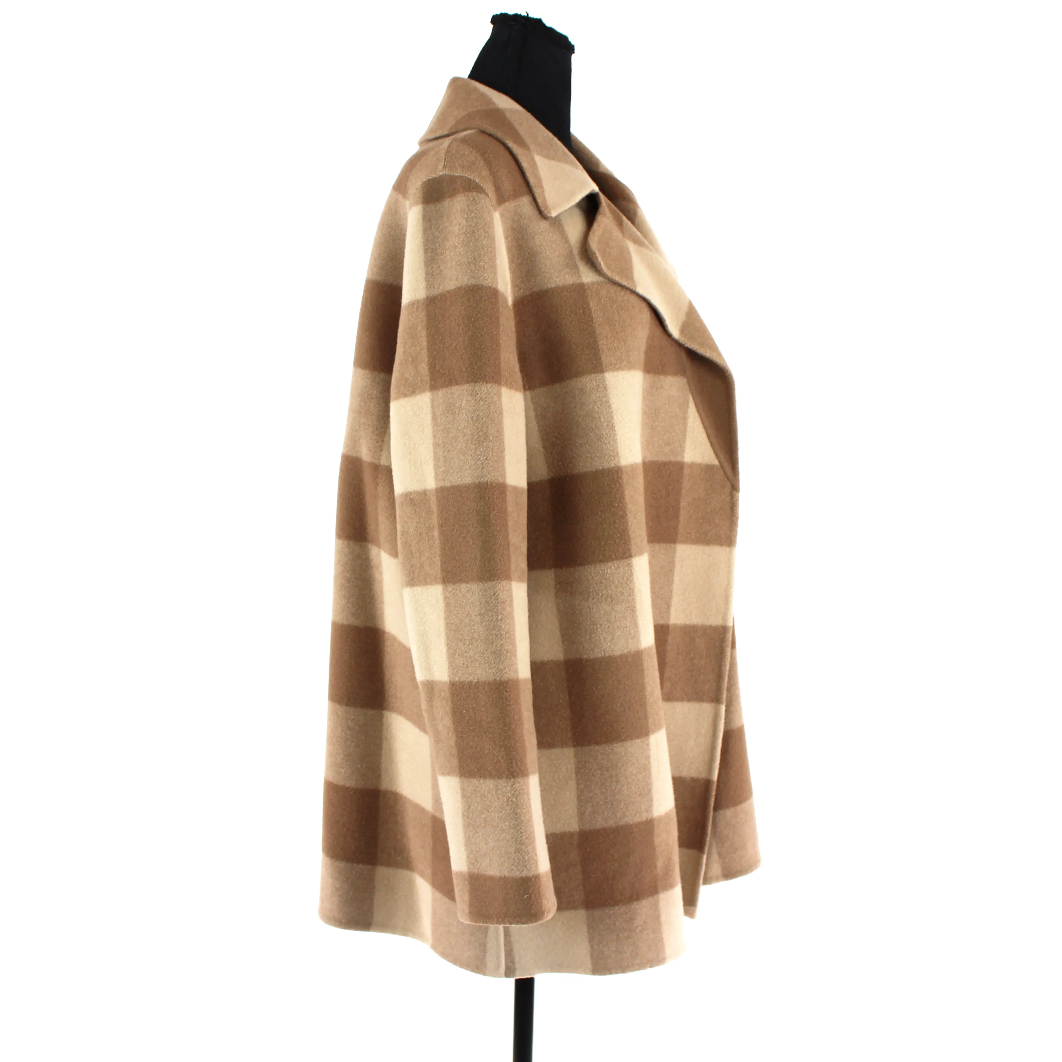 Theory Double Face Check Coat