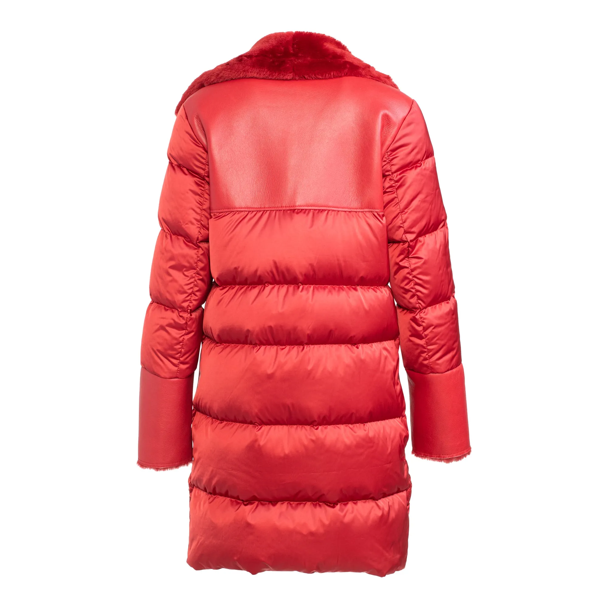 Ultimate Shearling and Down puffer coat