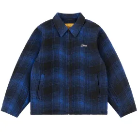 Wave Plaid Jacket - Blue