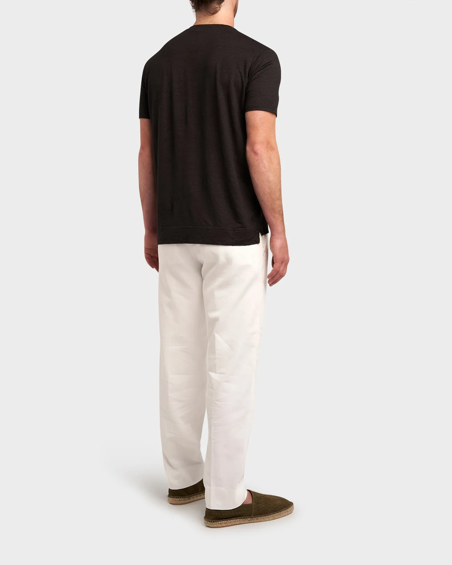 White Cotton Chinos