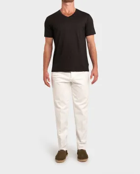 White Cotton Chinos