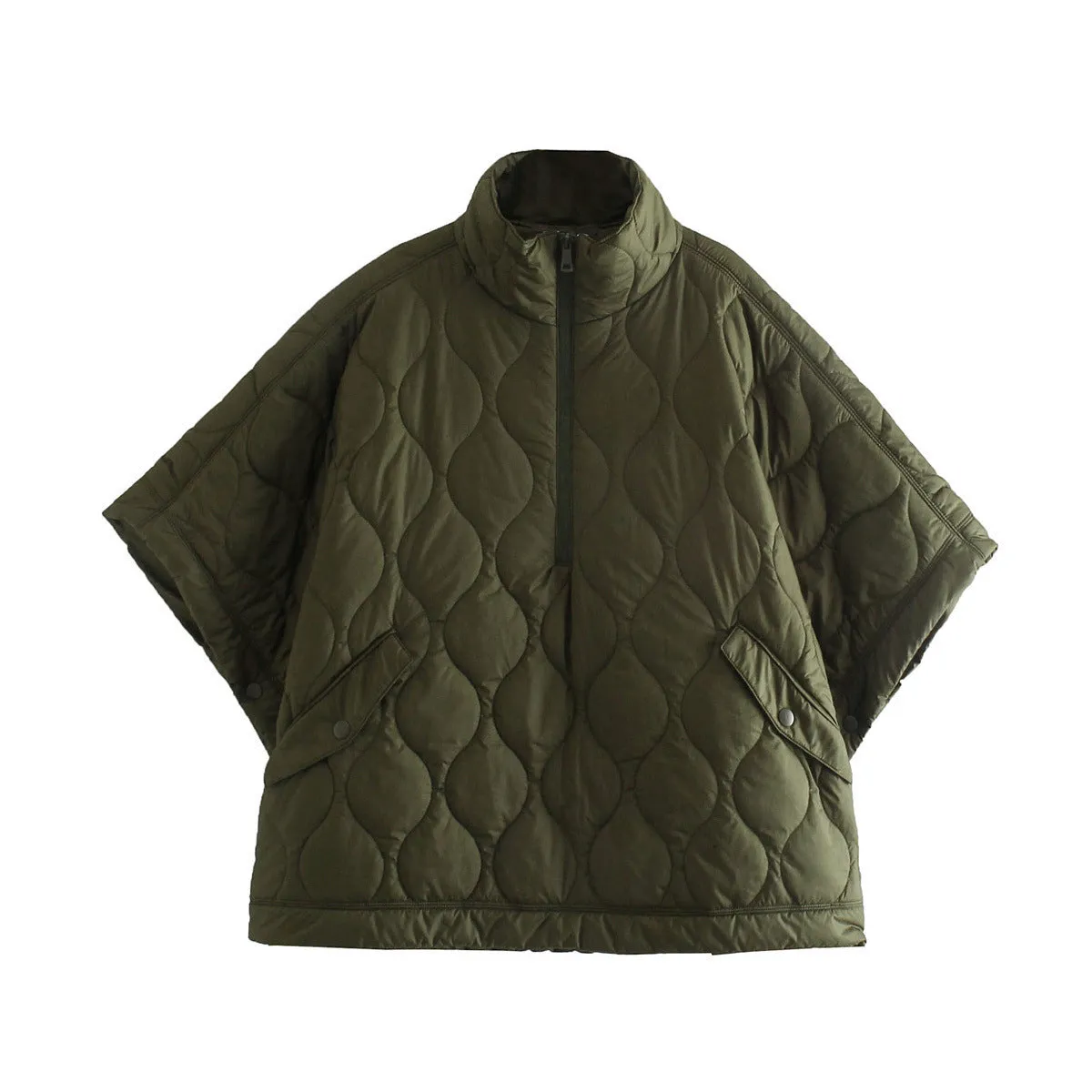 Women Fashionable Loose Cloak Coat