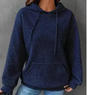 Women's Loose Casual Solid Color Long Sleeve Sweater Dress