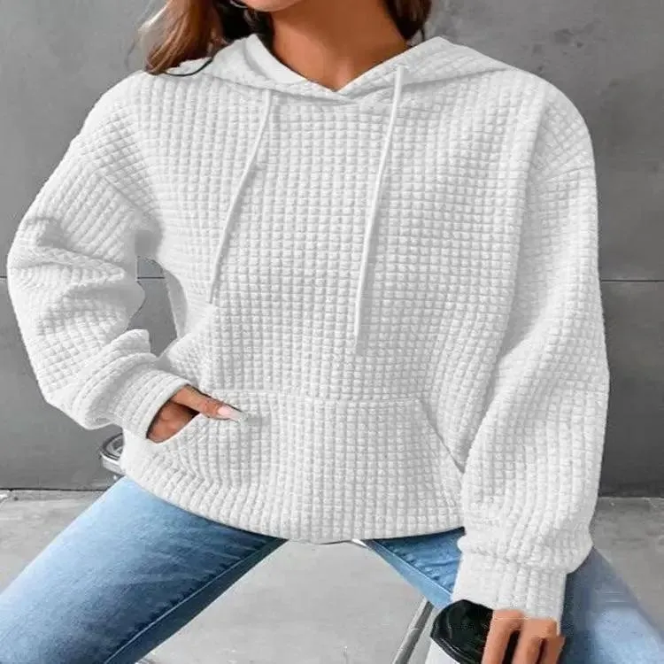 Women's Loose Casual Solid Color Long Sleeve Sweater Dress
